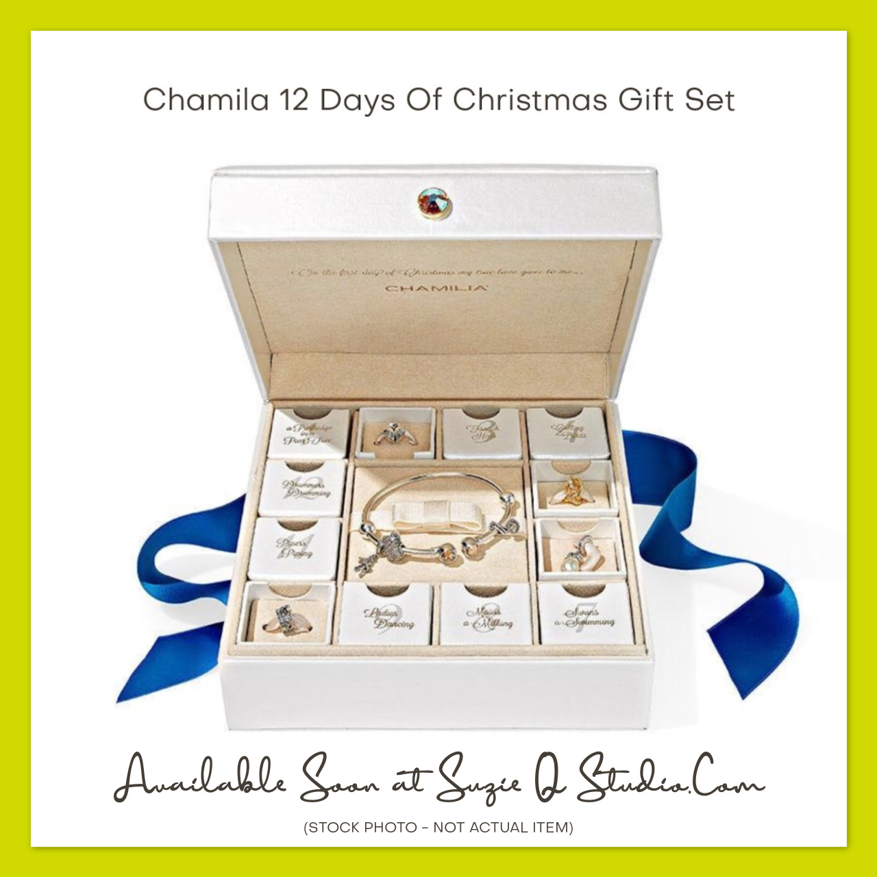 Vintage Chamilia "12 Days of Christmas" Bracelet Gift Set at Suzie Q Studio