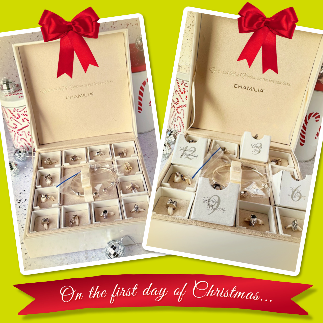 Chamilia 12 Days of Christmas Bracelet Gift Set at Suzie Q Studio