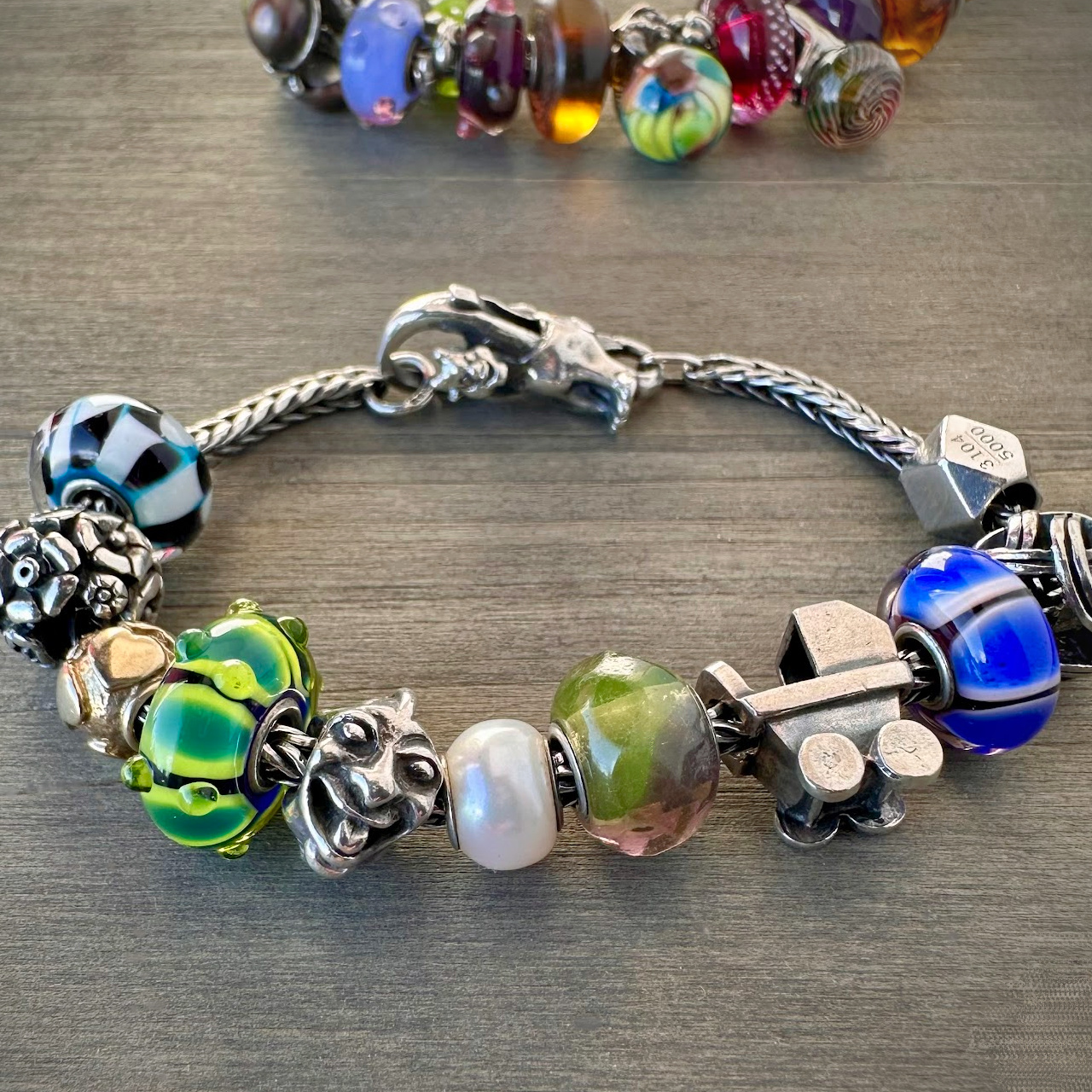 Trollbeads, 2006, limited edition 30th Anniversary bracelet beads available at Suzie Q Studio.