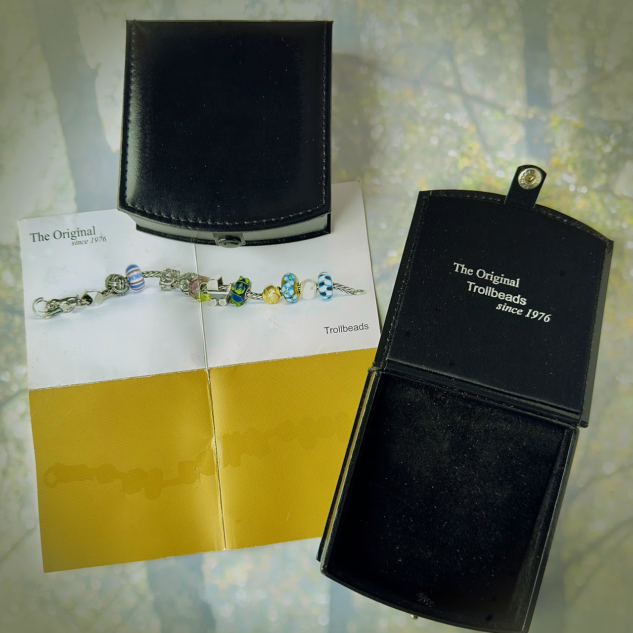 Trollbeads limited edition 30th Anniversary bracelet box and booklet.