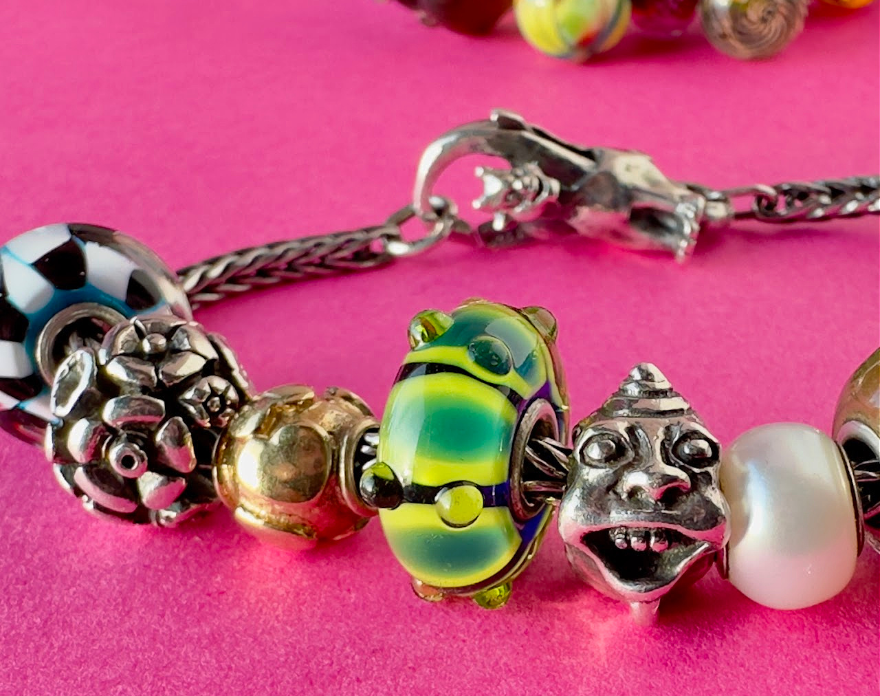 Trollbeads, 2006, limited edition 30th Anniversary bracelet beads available at Suzie Q Studio.