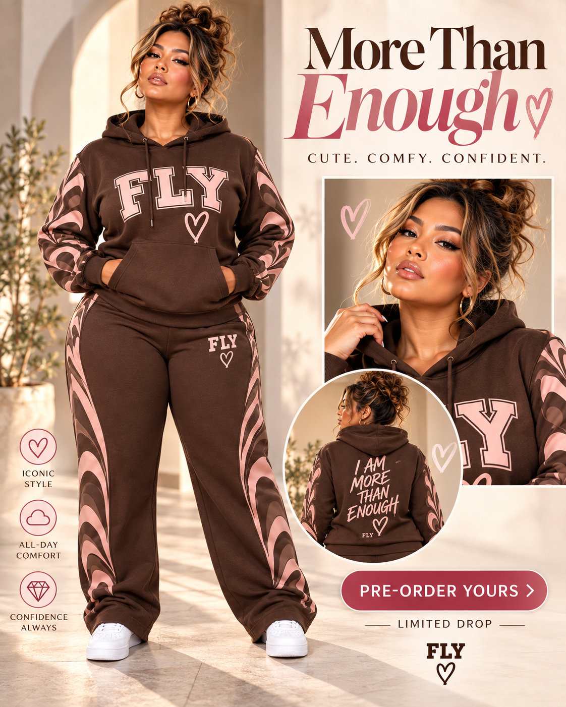 More Than Enough Signature Set – Chocolate / Blush